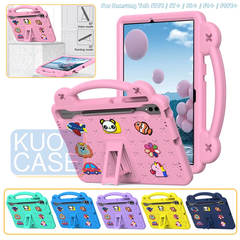 เคสแท็บเล็ต EVA กันกระแทก สําหรับ Samsung Tab S7FE T730 S7 Plus S8 Plus X800 S9 Plus X810 S9 FE Plus X610 12.4 นิ้ว