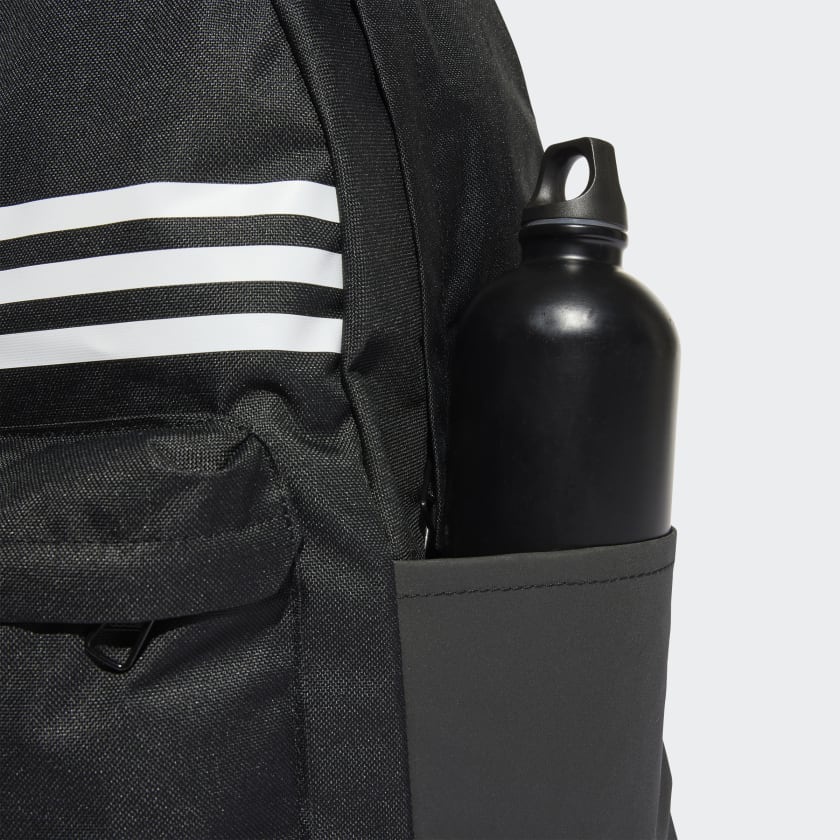 กันน้ำ100% Adidas กระเป๋าเป้ Classic 3-Stripes Horizontal Backpack ( HG0351 )