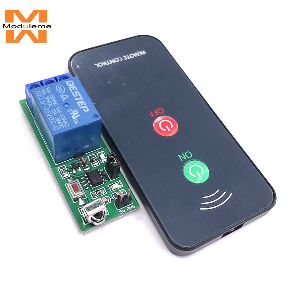 1 ช่อง 5V อินฟราเรด รีโมตคอนโทรล รีเลย์ โมดูล รับสัญญาณอินฟราเรด สวิตช์ขับรถ รีเลย์ ไดรเวอร์ โมดูลบอร์ด