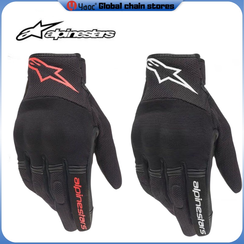 Yyaoc®A- star motorcycle riding gloves Alpinestars anti-fall heavy machine gloves touchable cross-country race spring and summer summer breathable Knight gloves