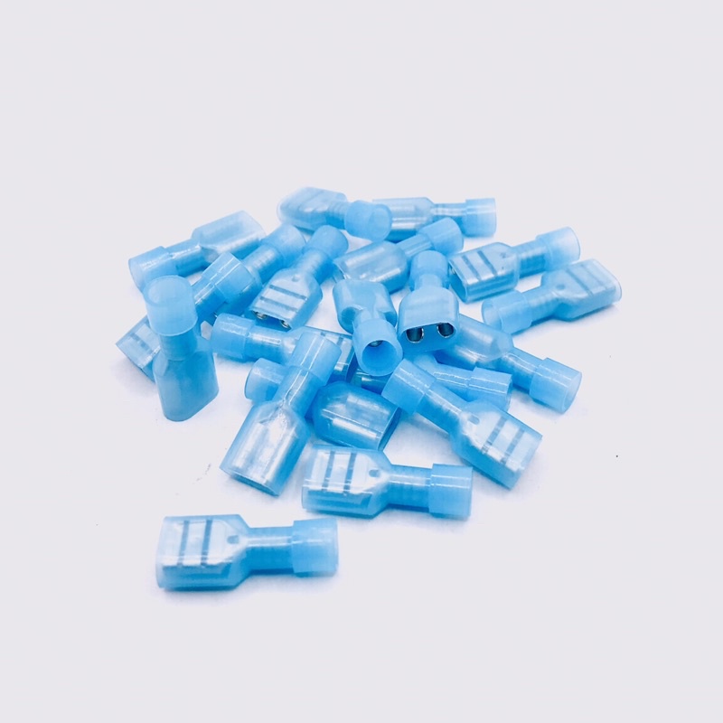 Terminal Crimp หางปลารุ่น FDFN-2-250 ผู้-เมียแบบหุ้มทั้งตัวกันน้ำ (แพ็ค10ตัว)(แพ็ค100ตัว) สินค้ามีพร้อมส่งในไทย