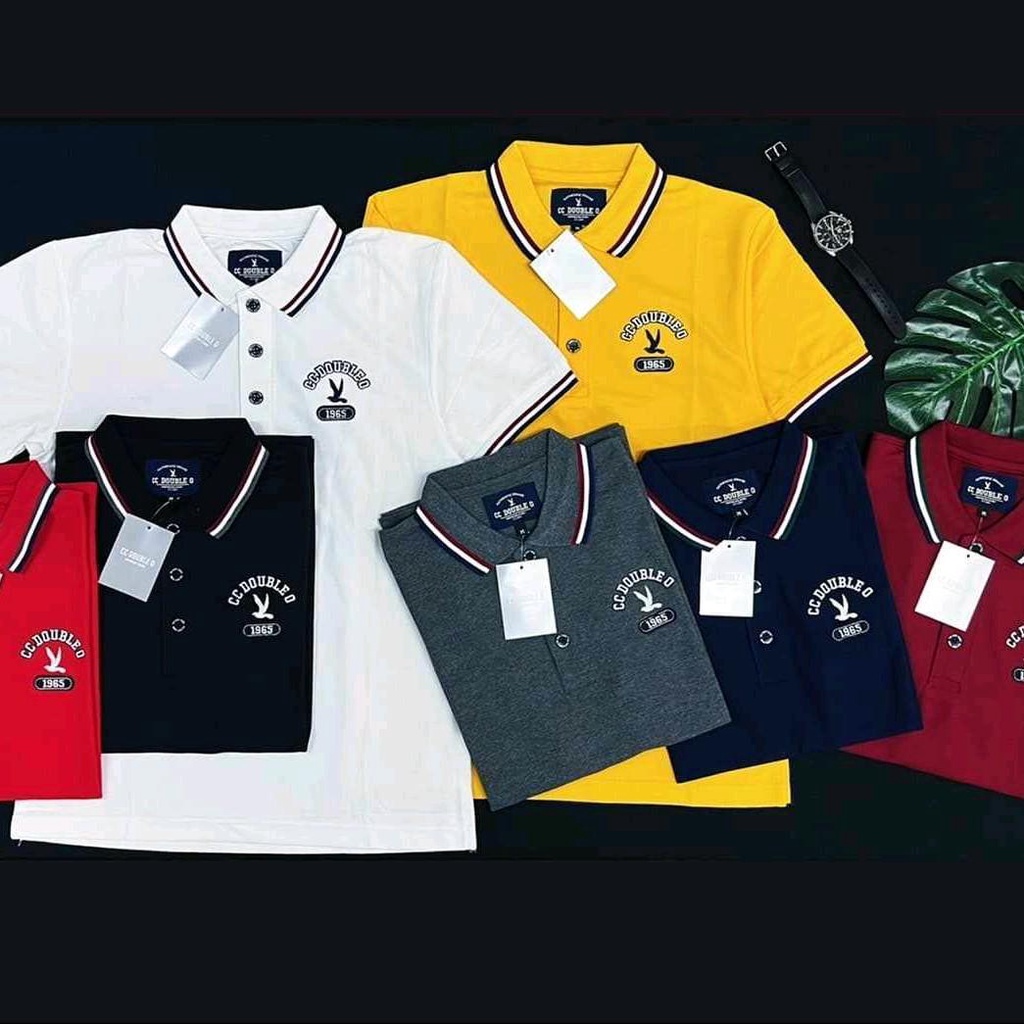 เสื้อยืดแขนสั้น คอปกโปโลชาย CC-OO POLO MAN 03 ( M L XL XXL )