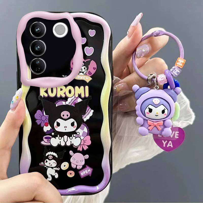 Vivo v9 v15 v15 pro v20 pro v21e v23 v23e v23 pro v25 v25e v25 pro v27 v27e v27 pro v29 v29 v29e v29 pro v29 lite s1 pro 4g 5g เคสโทรศัพท ์ สุภาพสตรีสไตล ์ Shock-ทน Cushioning กับ Bell เคสป ้ องกันซิลิโคนแบบรวมทุกอย ่ าง