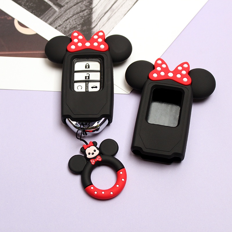 Xm- เคสกุญแจรีโมทรถยนต์ TPU สําหรับ Honda CRV XRV HRV BRV FIT Jazz Civic City Accord 2014 เป็น 2020