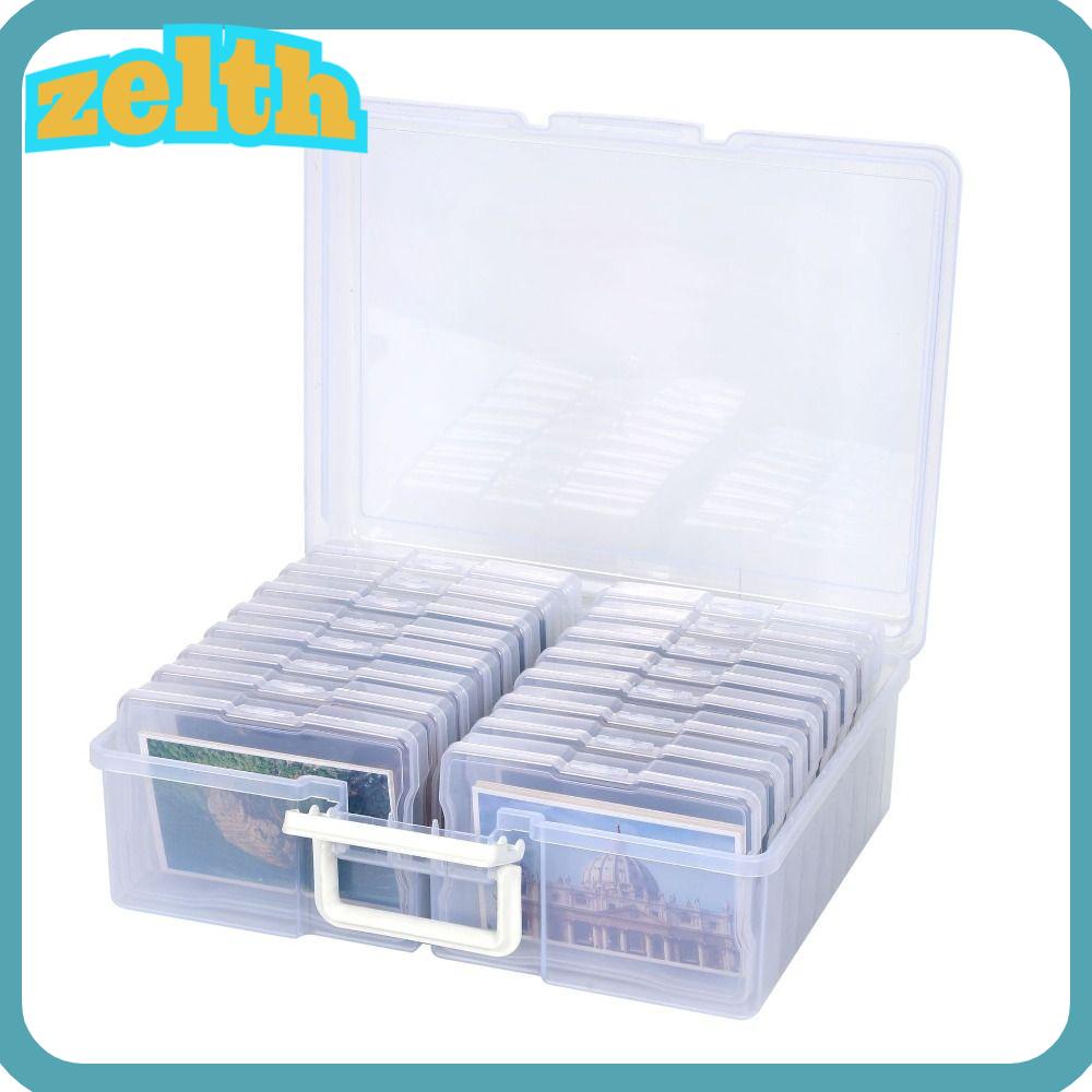 Zelth กล่องเก็บรูปภาพ ทรงสี่เหลี่ยมผืนผ้า 16 ช่อง