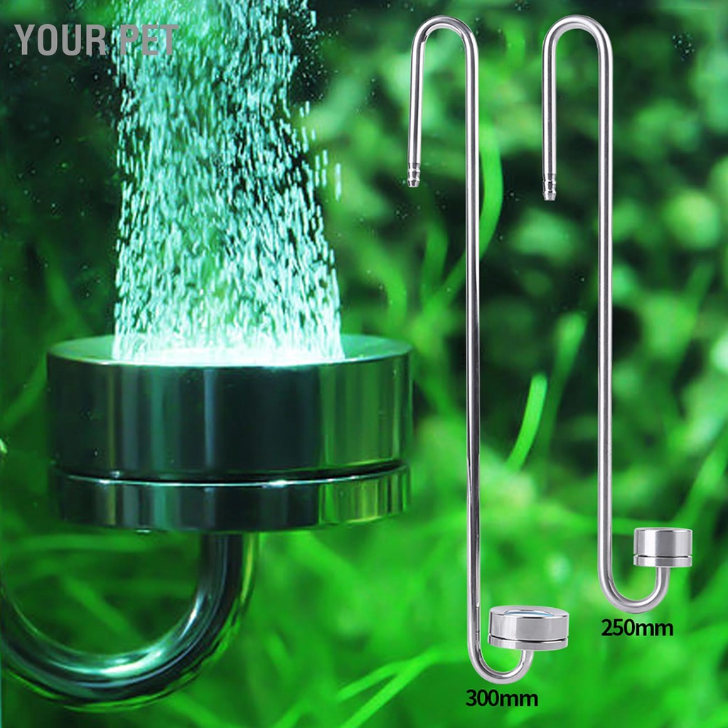 Your Pet 2 ประเภทสแตนเลสคาร์บอนไดออกไซด์Diffuser Atomiserถังปลาอุปกรณ์Aquariumอุปกรณ์