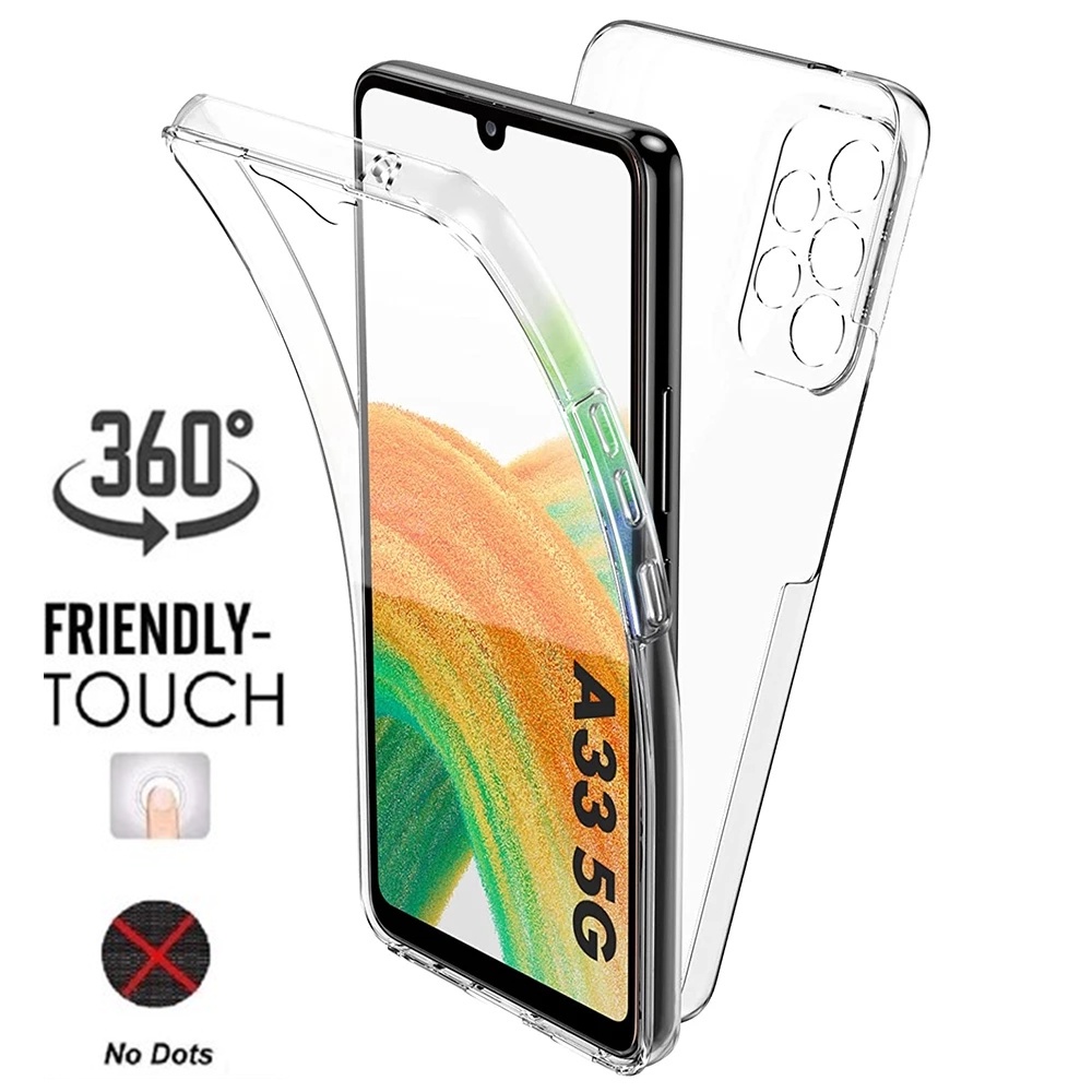 360° เคสซิลิโคนคลุมทั้งหมดสําหรับ Xiaomi POCO X5/X5 Pro/X3/X3 NFC Hybrid PC Hard Casing