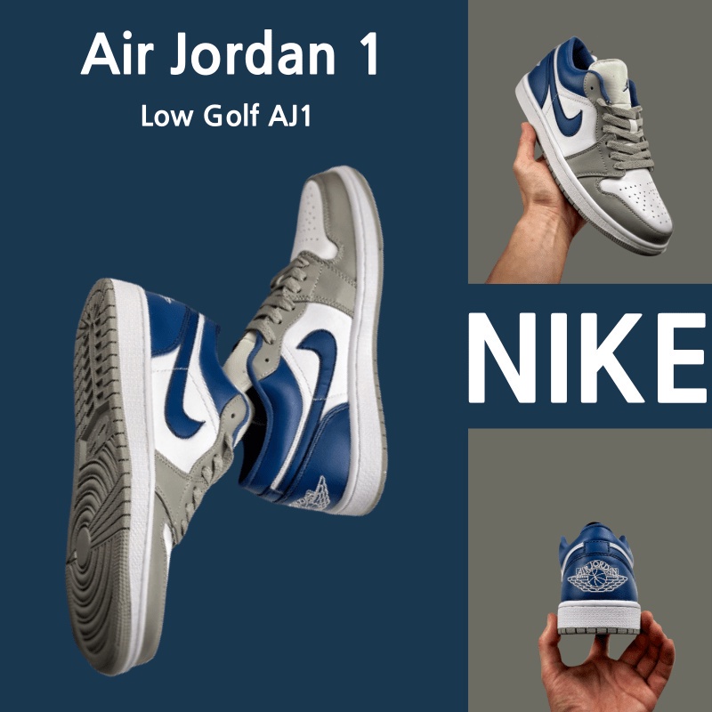 (แท้💯% )รองเท้าผ้าใบไนกี้ Nike Air Jordan 1 Low Golf AJ1 100% original sneakers shoes running shoes nike shoes