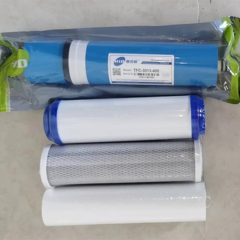AC 1 set (4pcs )reverse osmosis filter CTO+PP+UDF+3013-400 GPD RO Membrane Water Filters Cartridges
