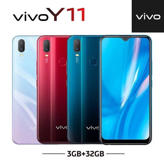 VIVO Y11 (แรม3 รอม 32 GB) มือสองเครื่องสภาพสวย 98% สินค้ามีรับประกัน แถมฟรี สายชาร์จ ฟิล์มกระจก เคส หูฟัง