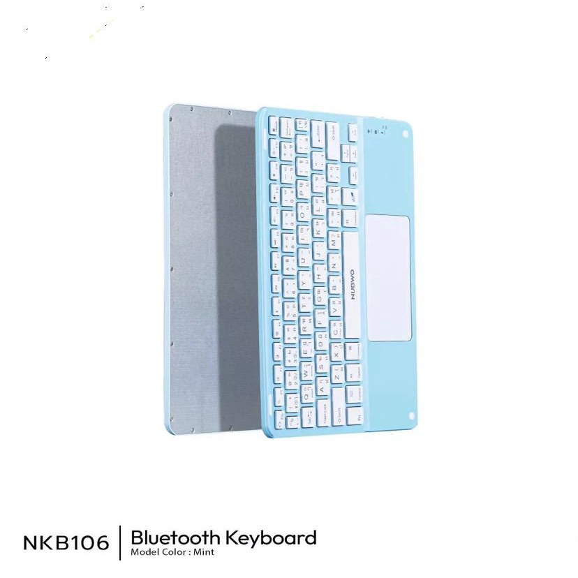 Nubwo คีย์บอร์ดไร้สาย NKB106 BLUETOOTH KEYBOARD TYPE-C มีให้เลือก 5 สี ใช้งานง่าย เชื่อมต่อได้