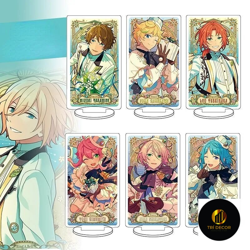 Standee Ensemble Stars Shino Hajime Tori Himemiya Model Study Corner อุปกรณ์ตกแต่งโต๊ะ