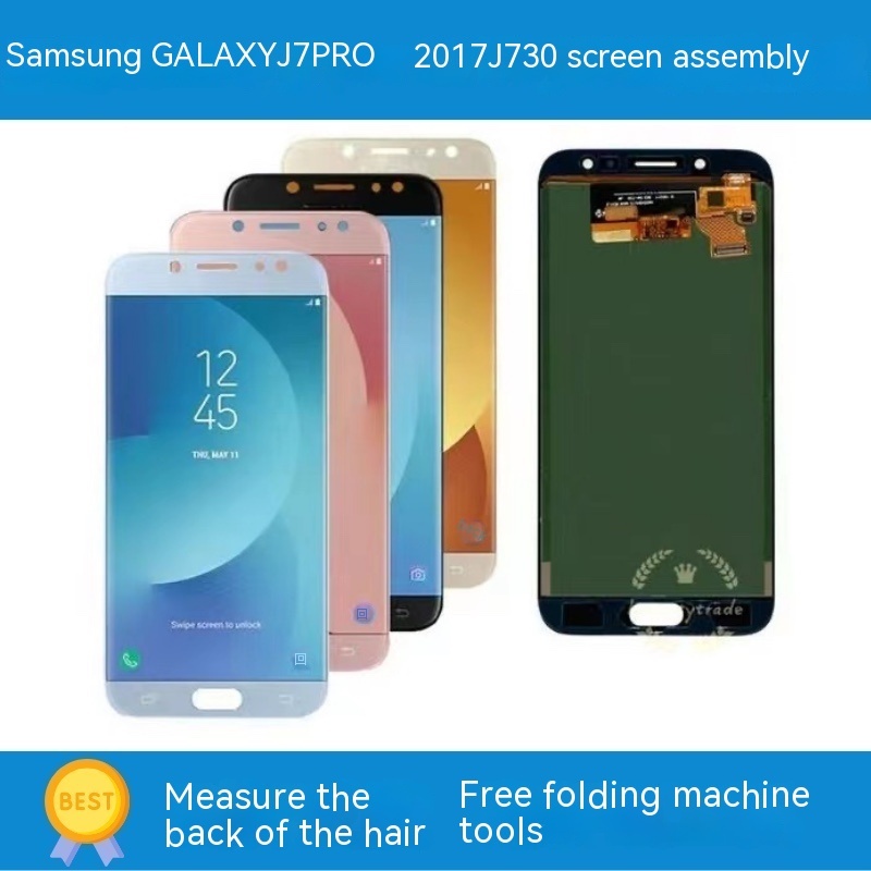 007★ชุดประกอบหน้าจอ จัดส่งด่วน สําหรับ Samsung Galaxy j7 Pro 2017 j730 j730g j730f ds m