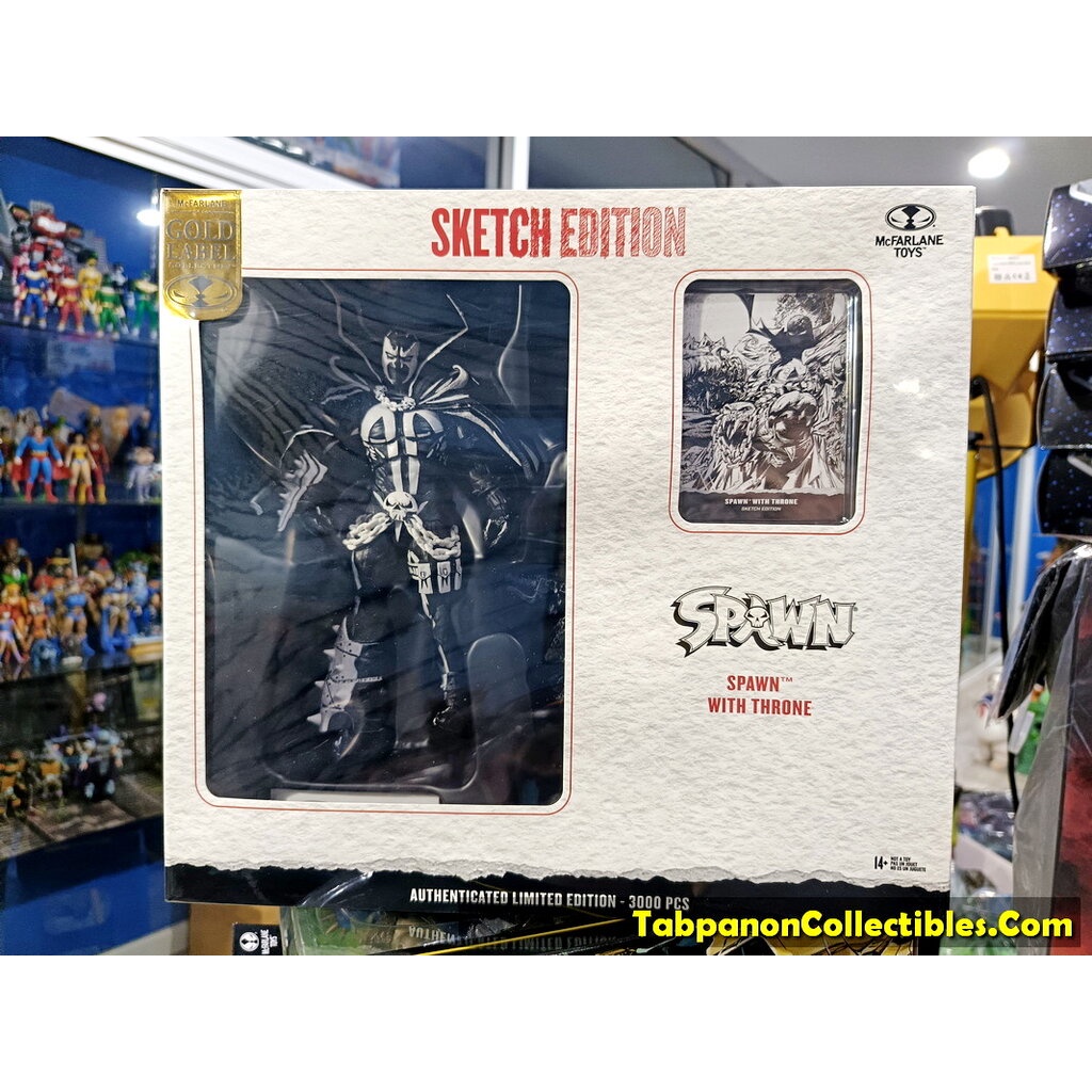 [2023.10] McFarlane Spawn with Throne Sketch 7in Figure - EE Exclusive