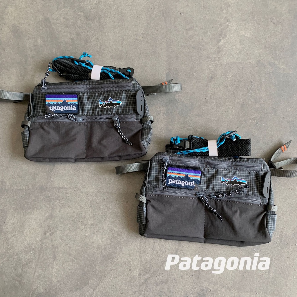 Ikr9 Patagonia American Outdoor Multi-Functional Lightweight Waterproof Plaid Nylon Lure Fishing Bag Crossbody Bag
