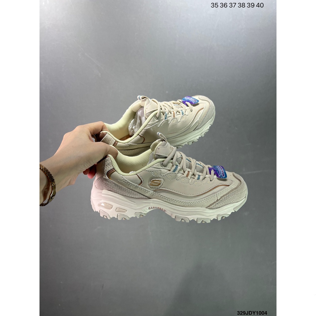Skechers MH2 รองเท้าผ้าใบ ส้นแบน ระบายอากาศ สําหรับผู้หญิง ของแท้ 100%