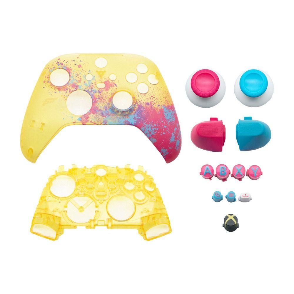 Shouuy Gamepad Housing Shell, Gaming ฝาหลังเกมคอนโทรลเลอร์,อุปกรณ์เสริม Faceplate ฝาครอบซ่อมทนทานปกหลังสําหรับ Xbox Series