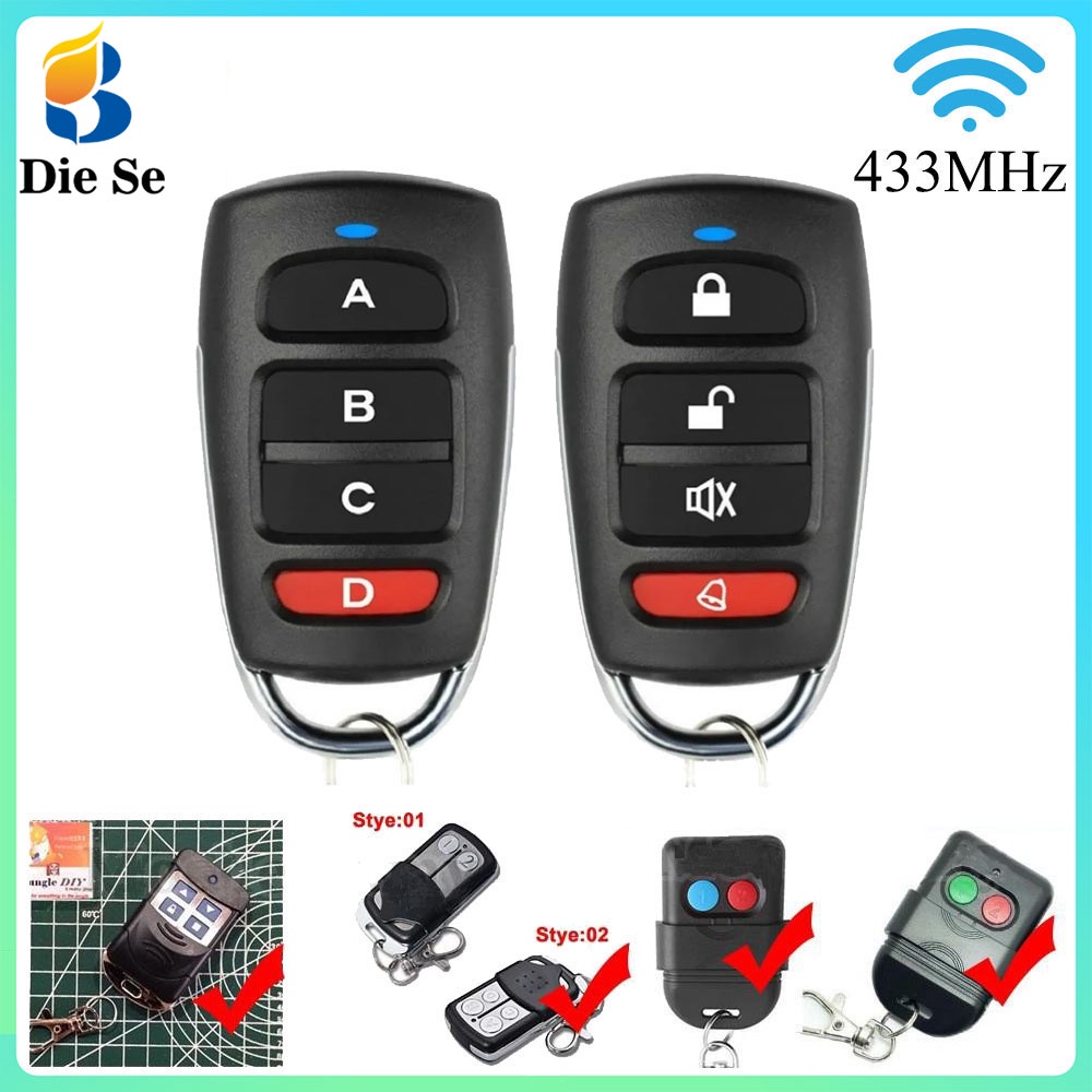 433mhz Clone Remote Transmitter Copy Duplicator สําหรับ Autogate Garage Gate ประตู 4 ช่อง
