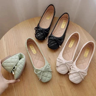 <48 ชั่วโมง การจัดส่ง> จัดส่งที่รวดเร็ว shopee รองเท้าแฟชั่นเกาหลี เรียบง่าย หรูหรา เรียบลื่น น้ําหนักเบา รองเท้าผู้หญิง