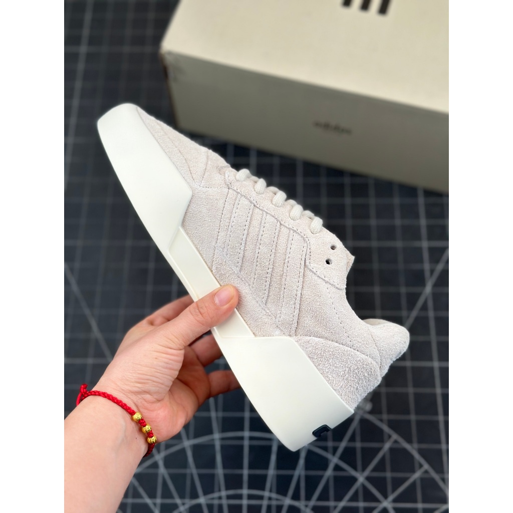 【Herbie】FEAR OF GOD FOG x Adidas Low Grey Casual Sports Sneakers for Men Women Skate Shoes