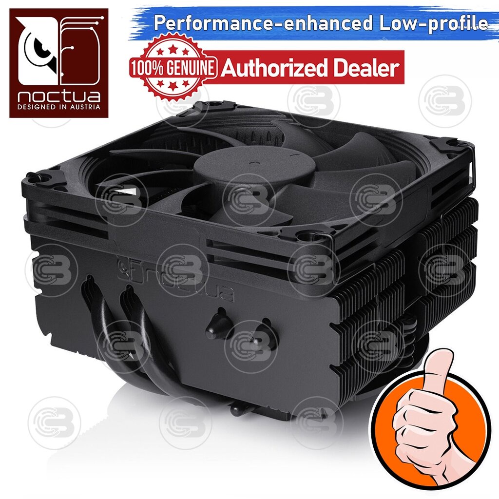 [CoolBlasterThai] Noctua NH-L9x65 CHROMAX.BLACK Low-porfile Heat Sink CPU Cooler (AM5/LGA1700 Ready)