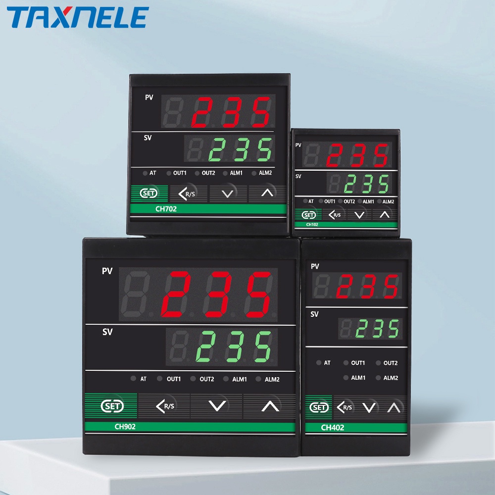 Taxnele PID Thermostat CH102 CH402 CH702 CH902 เครื่องควบคุมอุณหภูมิ SSR รีเลย์ 220VAC