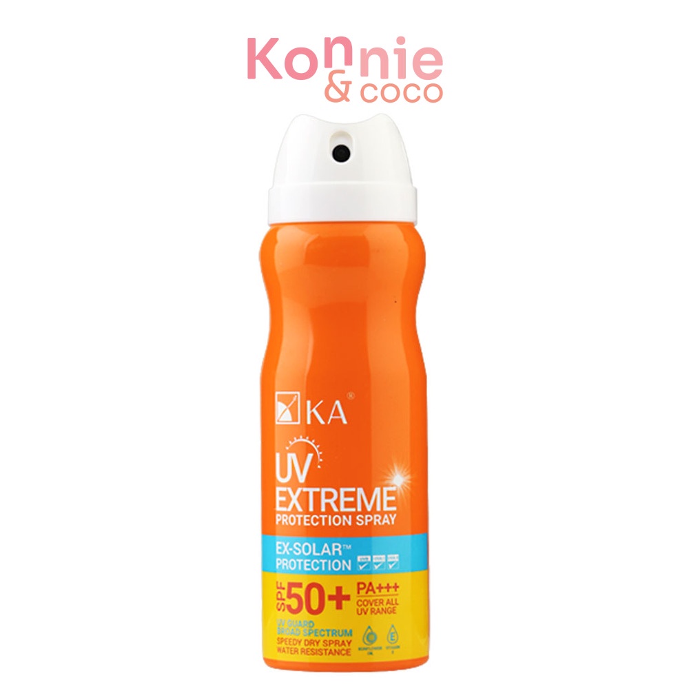 KA UV Extreme Protection SpraySPF50+/PA+++ เคเอ สเปรย์กันแดดละอองนุ่น สูตรกันน้ำ.
