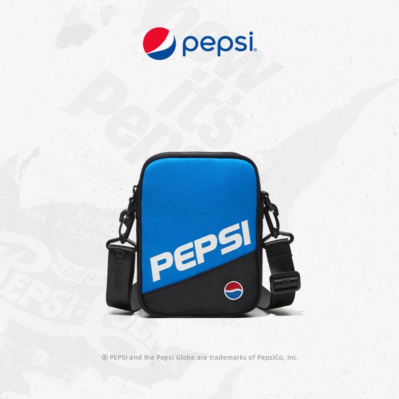Pepsi Pepsi กระเป๋าสะพายข้าง ทรงสี่เหลี่ยม ใบเล็ก สําหรับผู้ชาย และผู้หญิง 2022