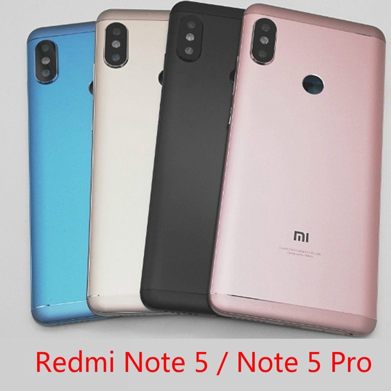 Xiaomi Redmi Note 5 Note5 Pro Battery Cover Metal Back Case Shell Phone Housing