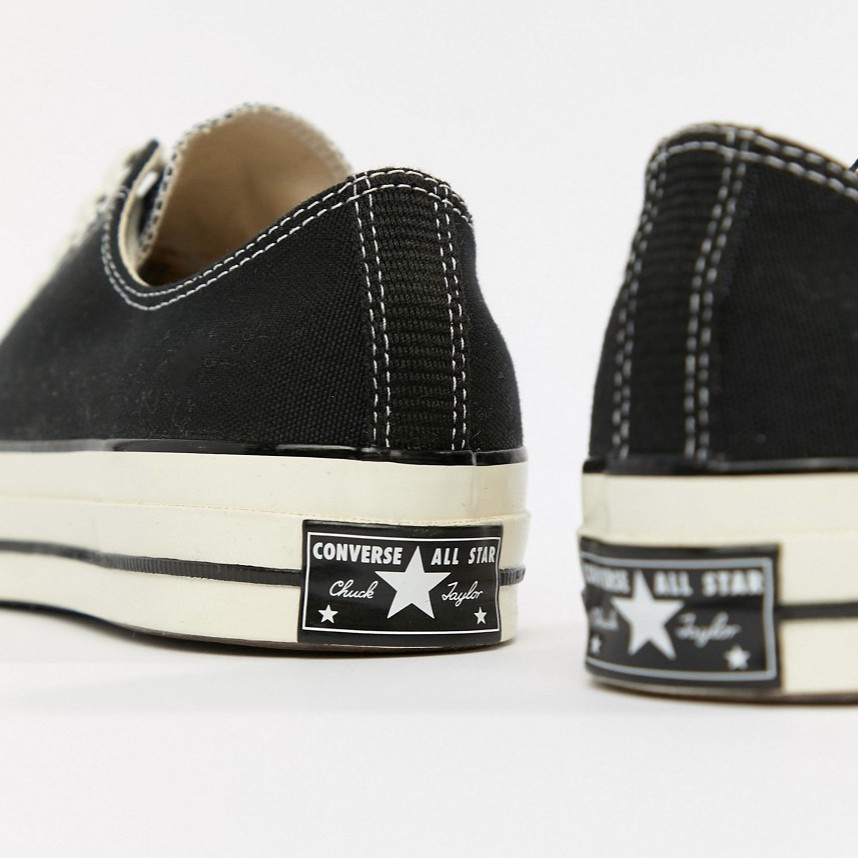 Converse All Star 70 ox (Classic Repro) สีดำ  คอนเวิร์ส แท้ รีโปรผ้าใบ แฟชั่น  รองเท้า Hot sales
