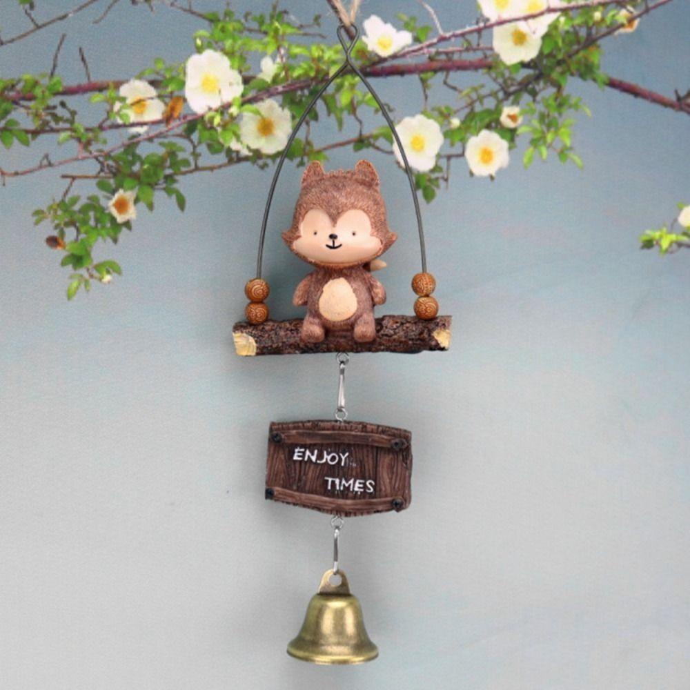 ไอปิง กระดิ่งลม, จี้กระต่ายการ์ตูนโลหะ, ของขวัญเรซินสร้างสรรค์จี้บ้าน - รูปที่ 3