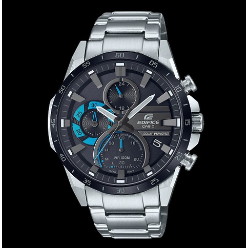 นาฬิกา Casio Edifice รุ่น EQS-940DB-1B นาฬิกาผู้ชายโครโนกราฟ พลังงานแสงอาทิตย์ -ของแท้ 100%