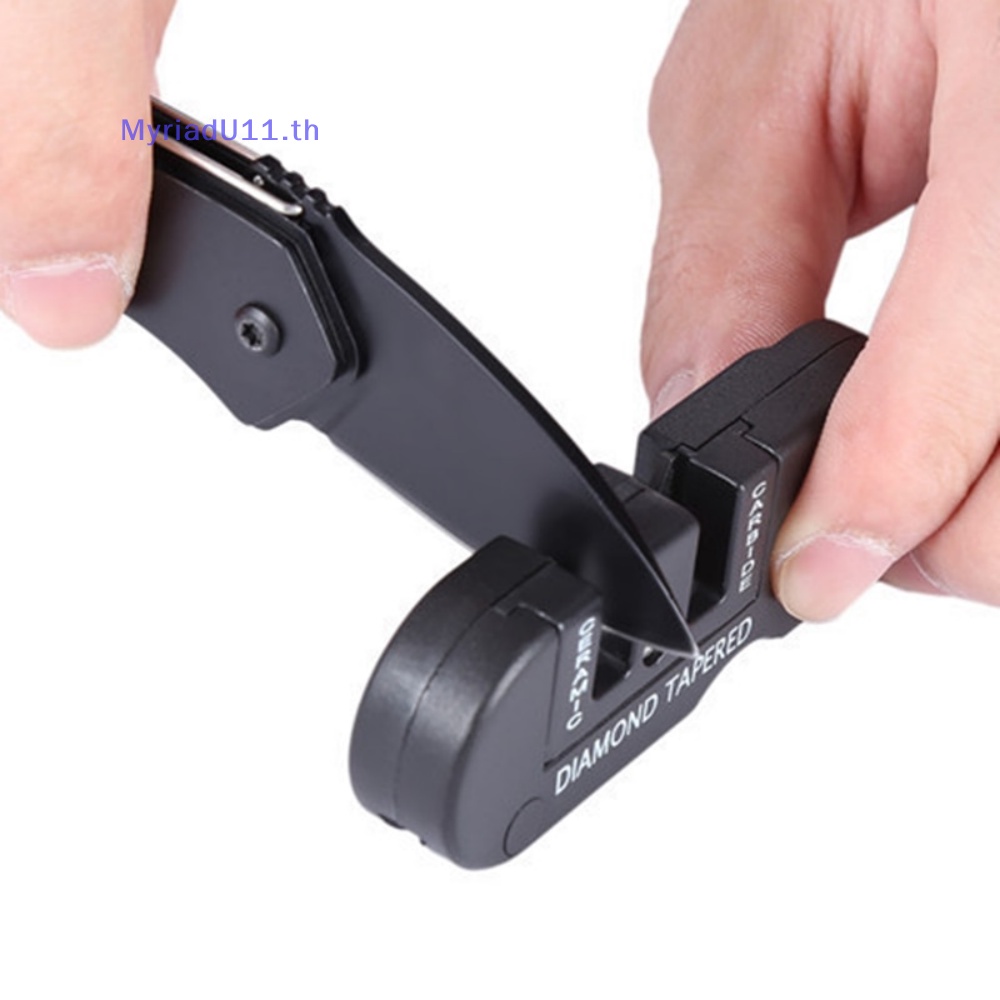 MyriadU Sharpener Tool Camp Gear Make Sharp Ceramic Sharpen Fish Hook Pocket Car TH - รูปที่ 4
