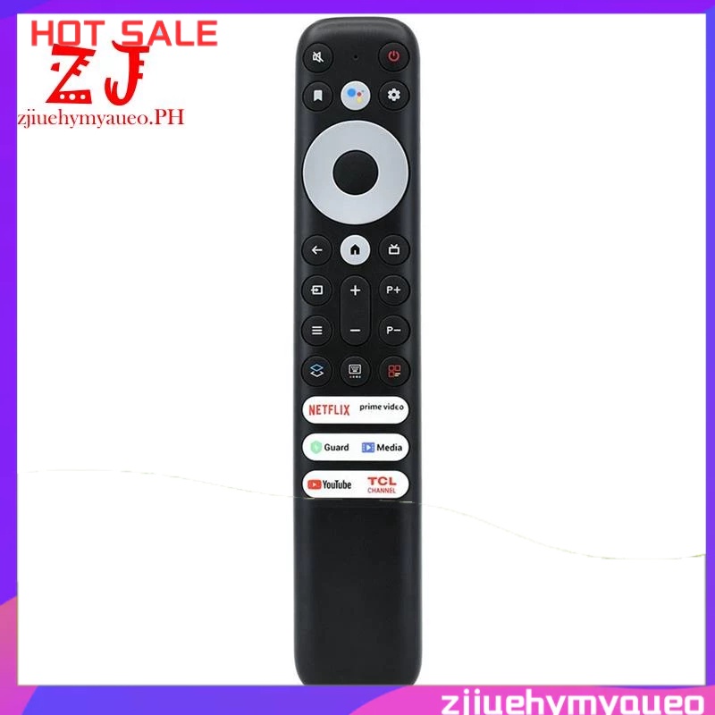 รีโมทคอนโทรลใหม่สีดําเปลี่ยน RC902V FMR4 สําหรับ TCL LED 4K สมาร์ททีวี 40S330 32S330 43S434 50S434 5