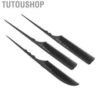 Tutoushop หวีหางหนู ระดับมืออาชีพ สำหรับทุกประเภท สีดำ