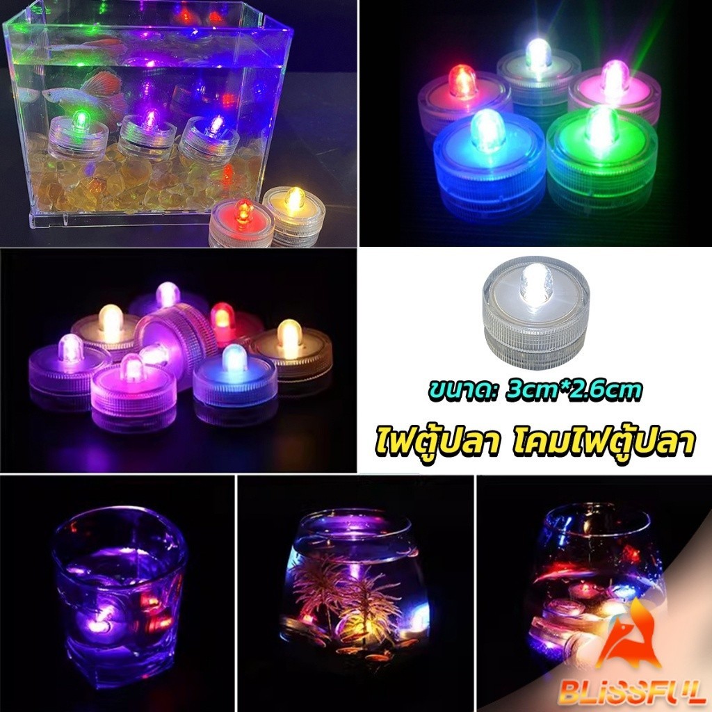 B.F  ไฟ LED ใส่ตู้ปลา ไฟตู้ปลาขนาดเล็ก LED กันน้ำ โคมไฟตู้ปลา fish tank lamp