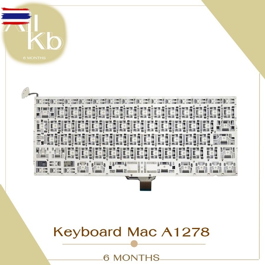 Keyboard Mac A1278 / คีย์อร์ด แมคุ๊ค A1278 / TH-ENG *รัประกันสินค้า 2 year*