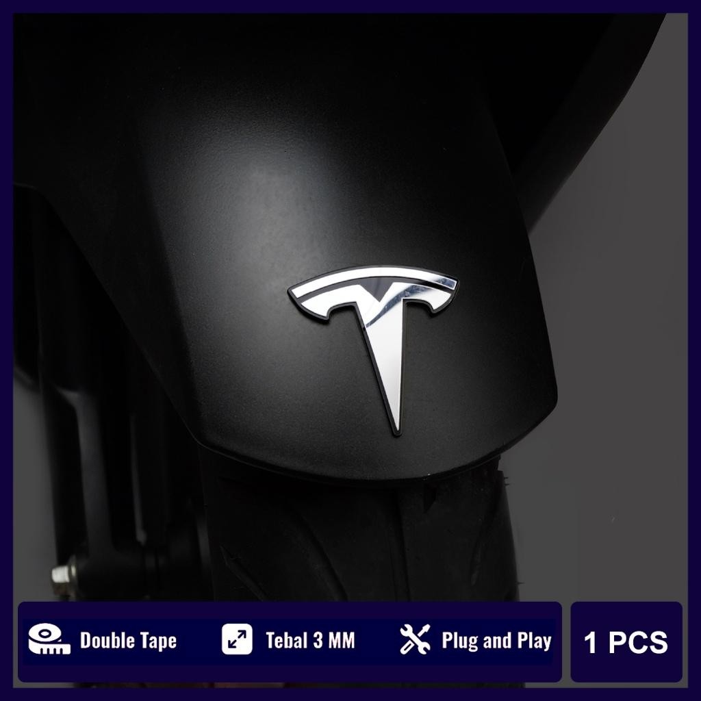 โลโก้ TESLA สําหรับติดรถยนต์ EMBLEM ไม่ใช่สติกเกอร์
