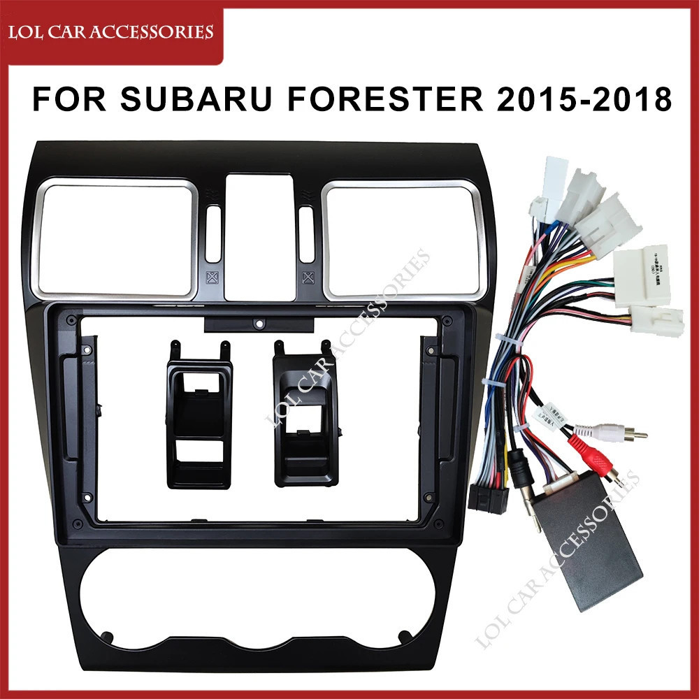Ez-9 นิ้วรถวิทยุ Fascias สําหรับ SUBARU FORESTER 2015-2018 หัวหน่วย 2 Din แผง DVD GPS MP5 เครื่องเล่น Android Dash กรอบติดตั้ง