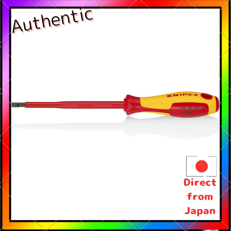 Knipex 9820-5.5 (-) ไขควงหุ้มฉนวน 1000V
