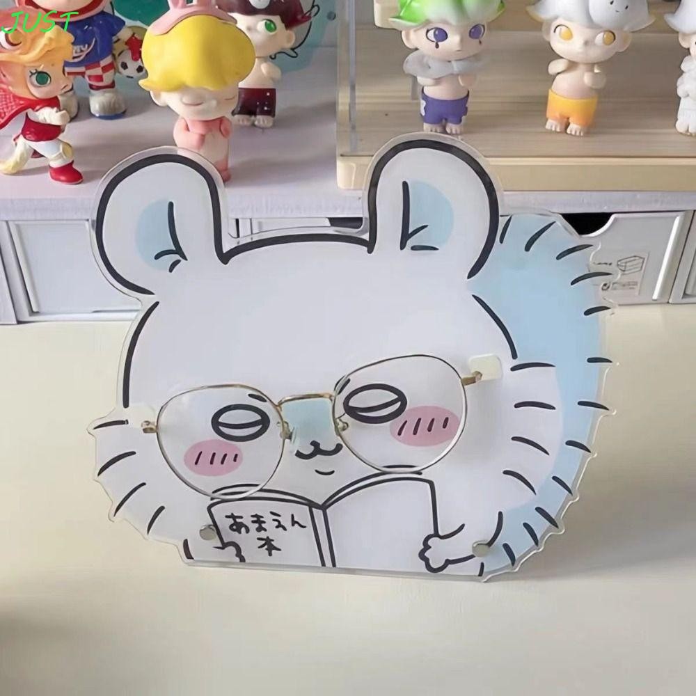 Just Chikawa ผู้ถือแว่นตา Rack, Kawaii อะคริลิคการ์ตูนแว่นตา Rack, 3D อะนิเมะตัวเลข Harada Osamu Kitty Hairpin Stand Office