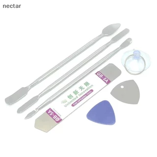 Tar 7pcs โลหะ Spudger ชุด Universal โทรศัพท์มือถือซ่อมเครื่องมือเปิดโทรศัพท์มือถือถอด Crowbar เหล็ก Pry โทรศัพท์มือชุดเครื่องมือ N
