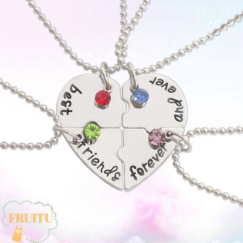 Fruitu 4 Bff Best Friend Froever Fashion Love Necklace Necklace