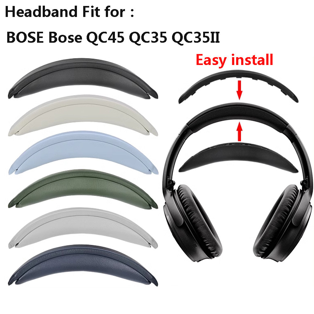 ชุดแผ่นรองคาดศีรษะทดแทนสําหรับ Bose QC35 QC45 & QuietComfort 35 ii (QC35 ii) การติดตั้ง DIY ได้ง่าย