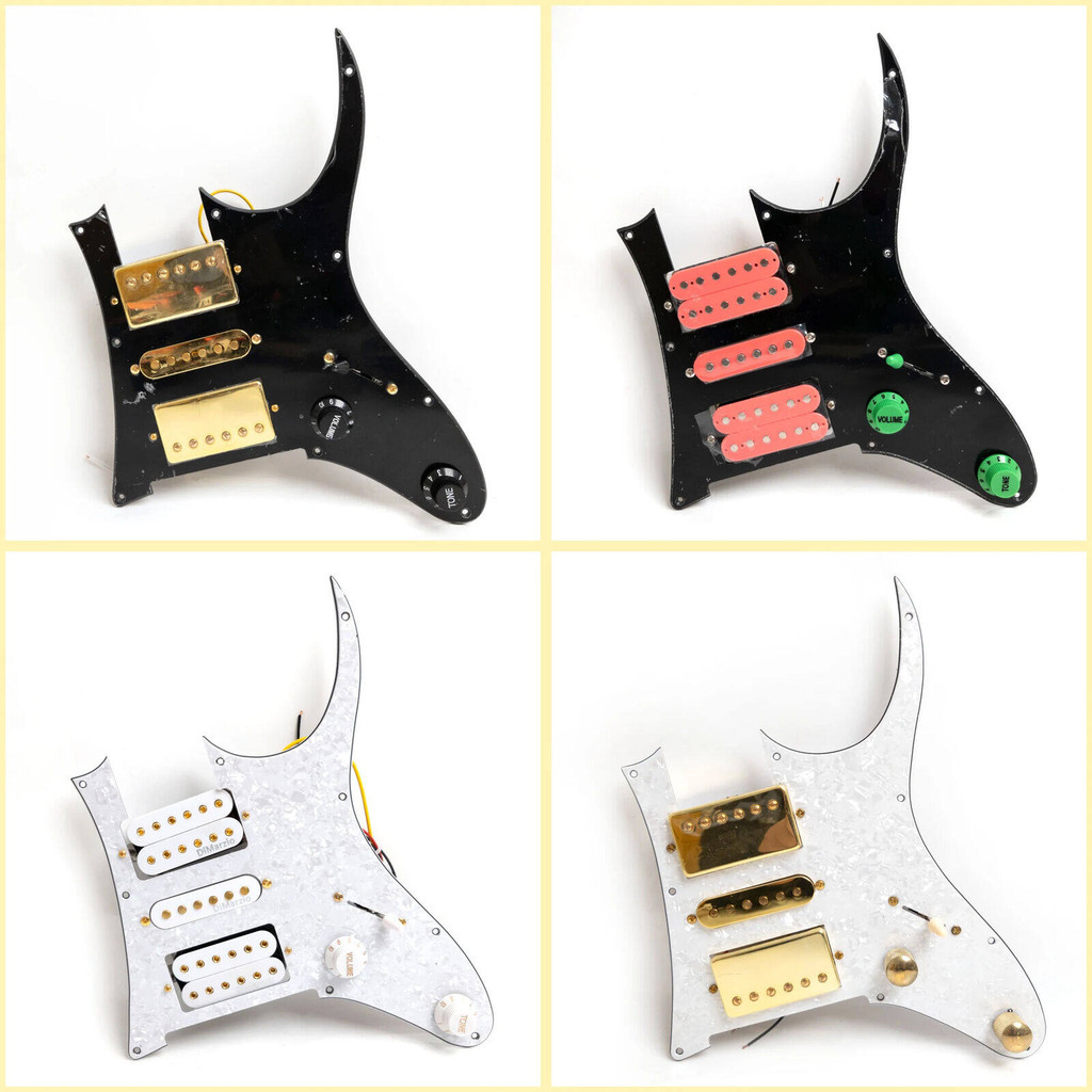 Prewired Pickguard Ibanez RG กีตาร์ HSH รถกระบะมัลติฟังก์ชั่น 5 ทิศทางสําหรับ IBAZ RG Series กีตาร์ไฟฟ้า