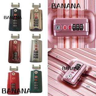 Banana1 อุปกรณ์ล็อคกระเป๋าเดินทาง 3 หลัก แบบพกพา
