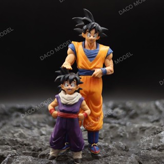 โมเดลฟิกเกอร์ อนิเมะ Dragon Ball Z Son Goku Son Gohan Father-Son คุณภาพสูง