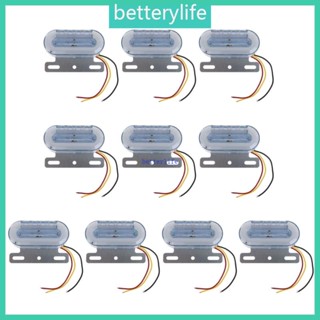 Btf หลอดไฟสัญญาณ 24V สําหรับติดด้านข้างรถบรรทุก รถพ่วง 10 ชิ้น