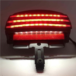 ไฟท้าย LED กันน้ํา สไตล์เรโทร สําหรับรถจักรยานยนต์ Harley Softail FXST FXSTC FXSTB