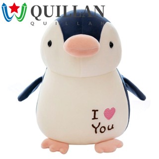 Quillan หมอนตุ๊กตาเพนกวินน่ารัก แบบนิ่ม ของเล่นสําหรับเด็ก